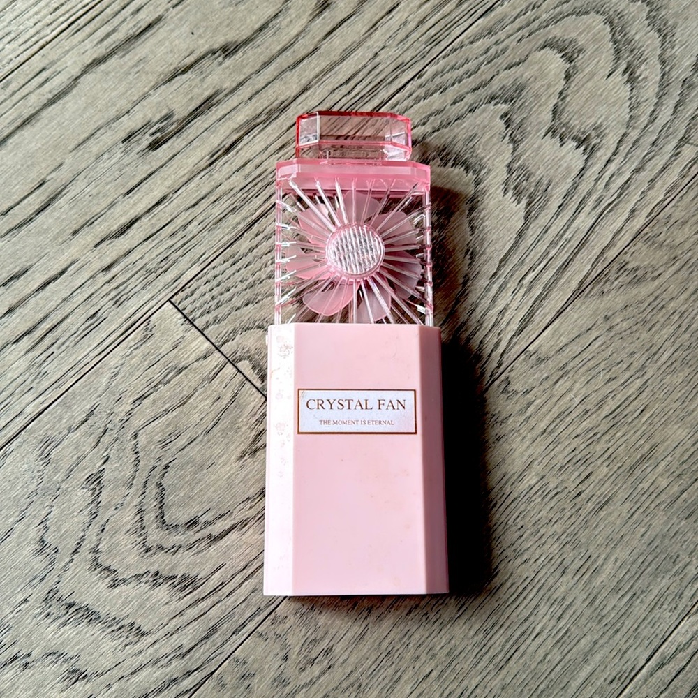 Amazon Pink Crystal Fan Perfume Bottle